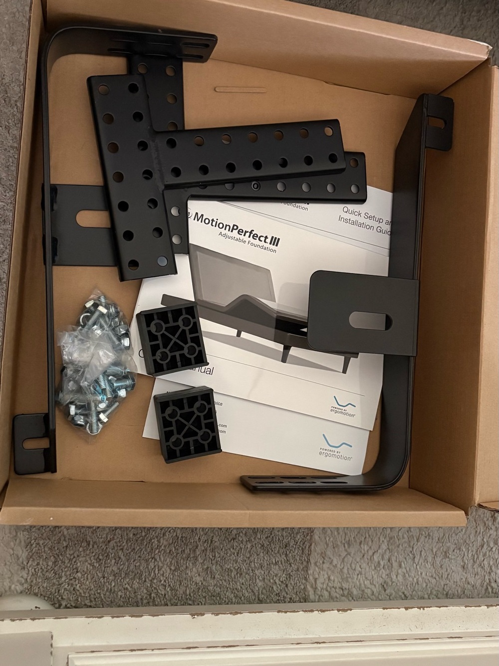 brackets for bed